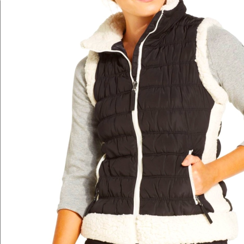 Calvin Klein Sherpa lined vest